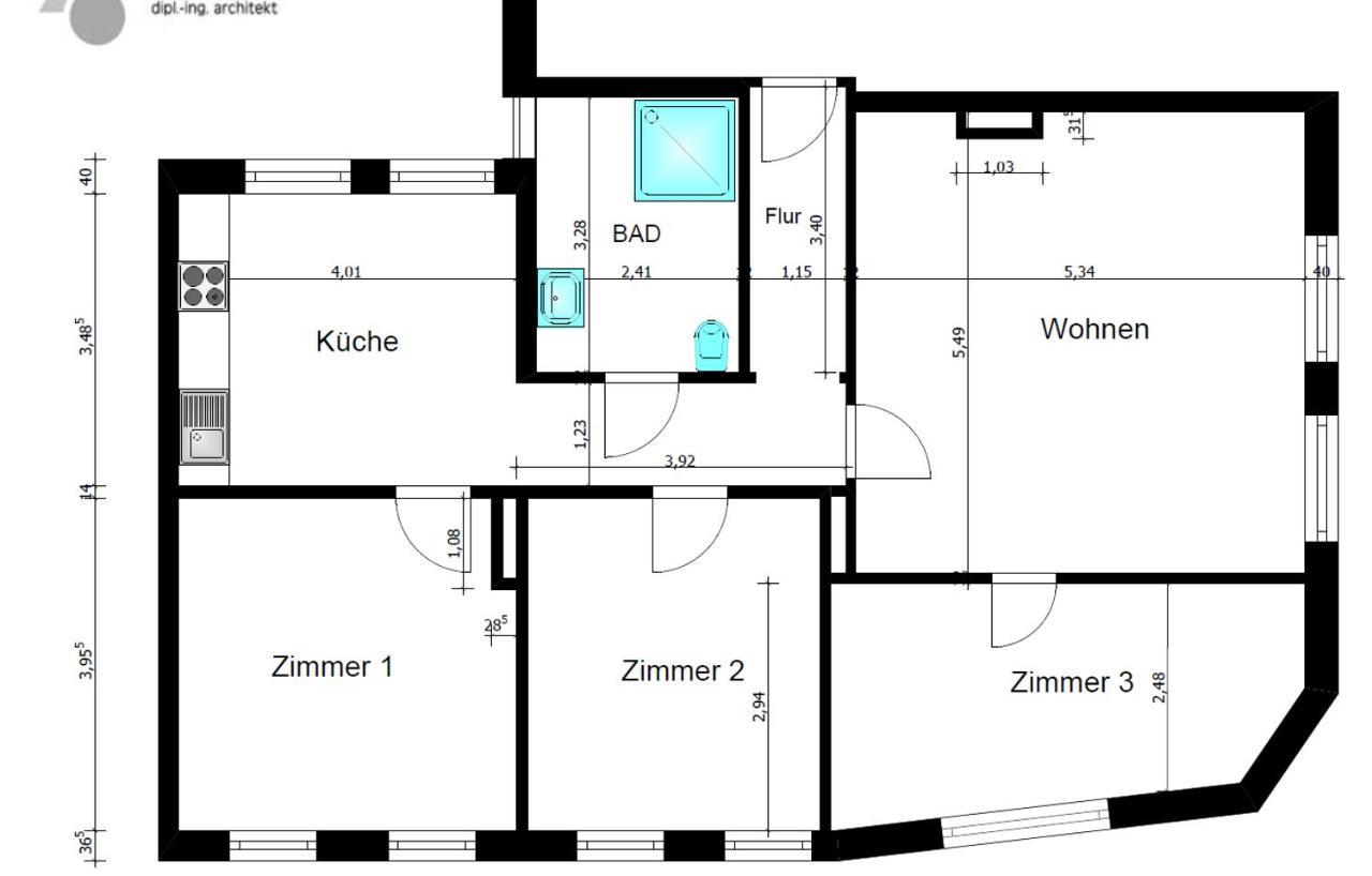 6 Personen Ferienwohnung - In Der Innenstadt Wilhelmshaven Exteriör bild